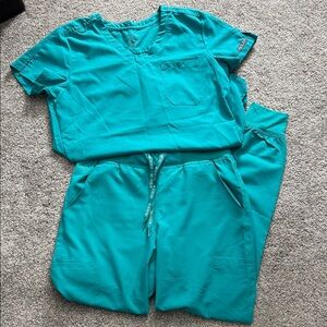Teal Scrub Set
